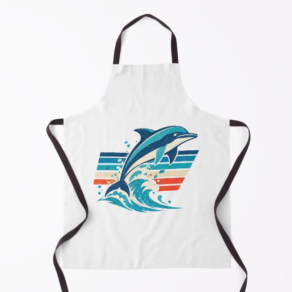 Item preview, Time Machine – 1985 Retro Dolphin Wave | Vintage 80s Ocean Art designed and sold by Vibe04.