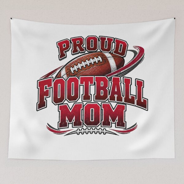Item preview, : Proud Football Mom – Vintage Retro  designed and sold by freshwear design.
