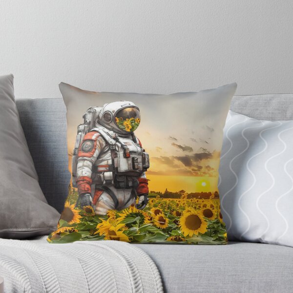 Item preview,  Astronaut in Sunflower Field at Sunset designed and sold by AstroTransit Co..