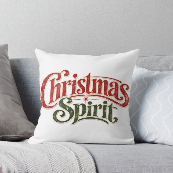 Item preview, Christmas Spirit Retro Lettering – Vintage Christmas Holiday Typography designed and sold by RG3D Project .