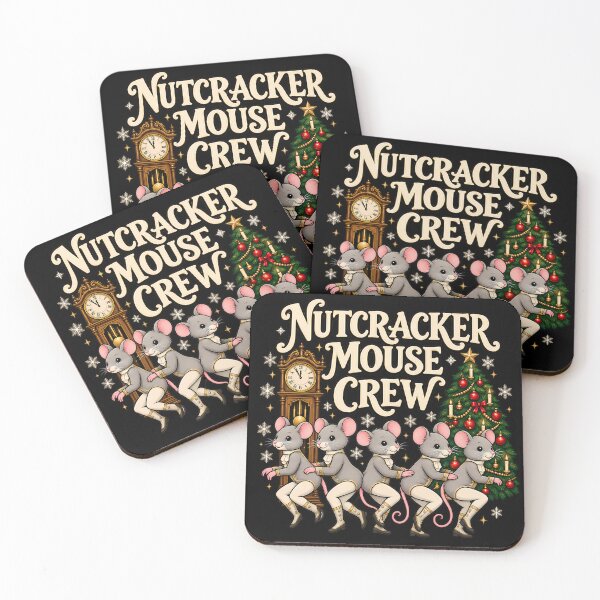 Item preview, Nutcracker Mouse Crew Funny Christmas Ballet Dance designed and sold by Rtcraftani.