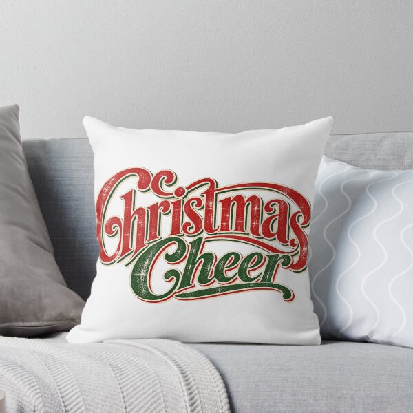 Item preview, Christmas Cheer Retro Lettering – Vintage Christmas Holiday Typography Design designed and sold by RG3D Project .