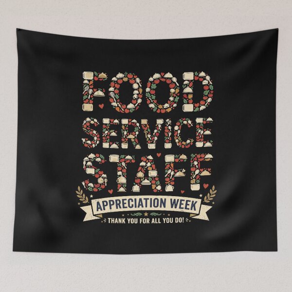 Item preview, Retro Food Service Staff Appreciation Week designed and sold by Designart68.