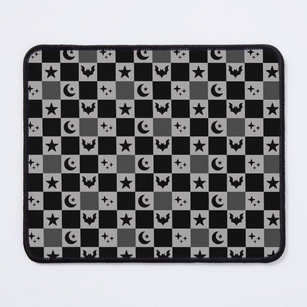 Item preview, Halloween Checkerboard with Bats, Stars, and Crescent Moons designed and sold by runningwithfoxes.