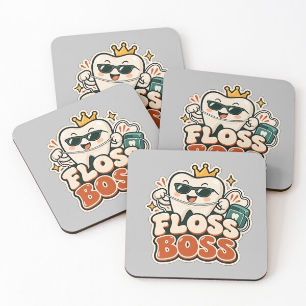 Item preview, Floss Boss Funny Dentist and Dental Hygienist Design designed and sold by Glottopia.