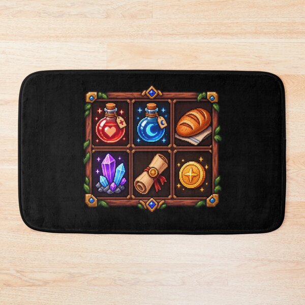 Item preview, Cozy Fantasy RPG Pixel Art Inventory designed and sold by wallpapersarts.