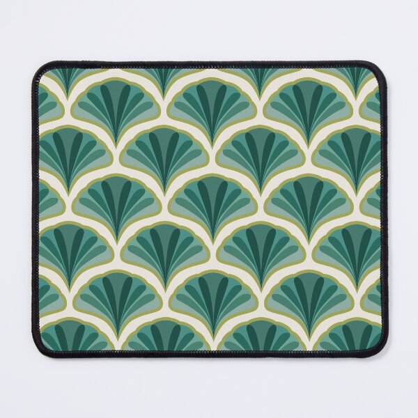 Item preview, Turquoise Olive Green Retro Peacock Pattern designed and sold by Eyestigmatic.