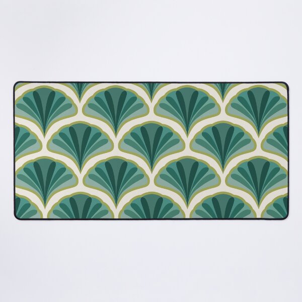 Item preview, Turquoise Olive Green Retro Peacock Pattern designed and sold by Eyestigmatic.