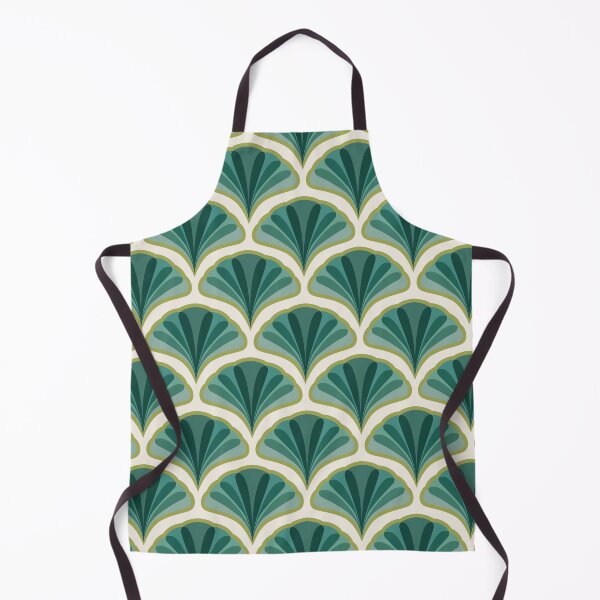 Item preview, Turquoise Olive Green Retro Peacock Pattern designed and sold by Eyestigmatic.