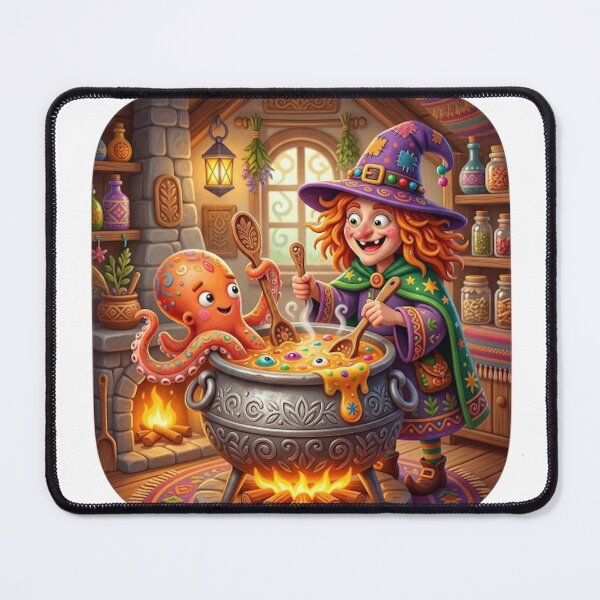 Item preview, OCTOPUS IN WITCH'S BREW designed and sold by likbatonboot.