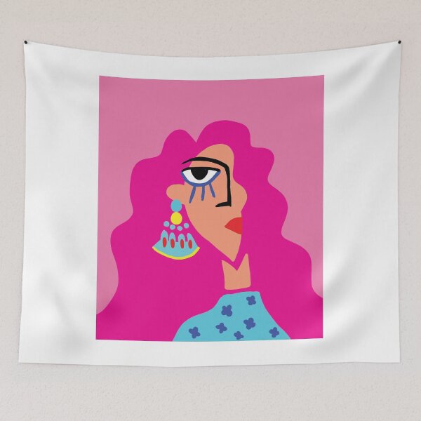 Item preview, cara rosa, Picasso, cubismo, abstracto designed and sold by Kasia1987t.