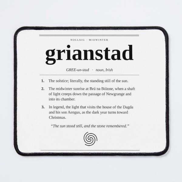 Item preview, Grianstad Irish Winter Solstice Newgrange Shirt designed and sold by ink & Kern.