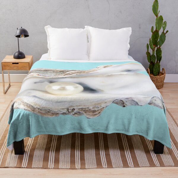 Item preview, Open Oyster Shell with Shiny White Pearl Ocean Treasure designed and sold by PetalsPaws.