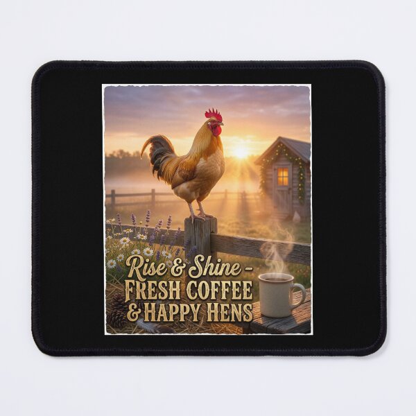 Item preview, Rise and Shine - Fresh Coffee and Happy Hens designed and sold by Tienda-Vane.