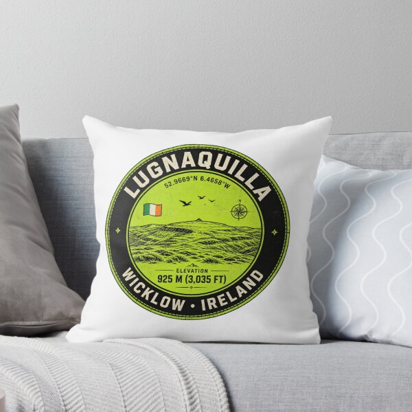 Item preview, Lugnaquilla Ireland Wicklow Elevation 925m Hiking Badge designed and sold by jeshands.
