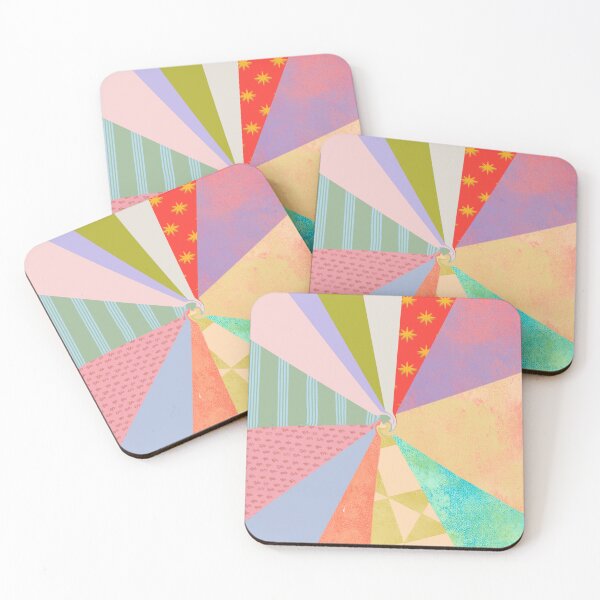 Item preview, Happy fun collage burst designed and sold by maccm.