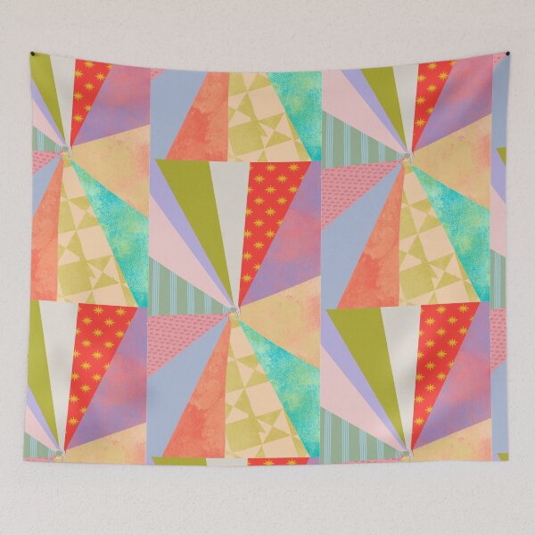 Item preview, Happy fun collage burst designed and sold by maccm.