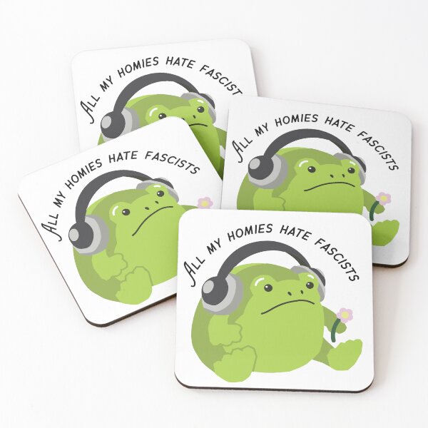 Item preview, Antifascist Froggie designed and sold by emiliapapaya.