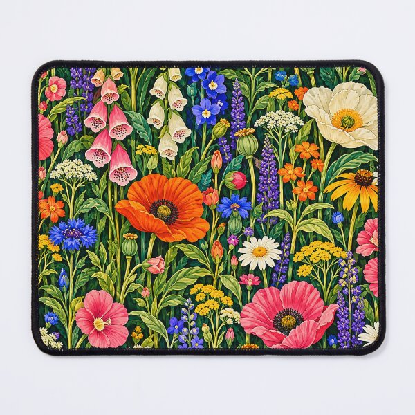 Item preview, Vibrant Wildflower Meadow Botanical Floral Garden designed and sold by KokoDeez.