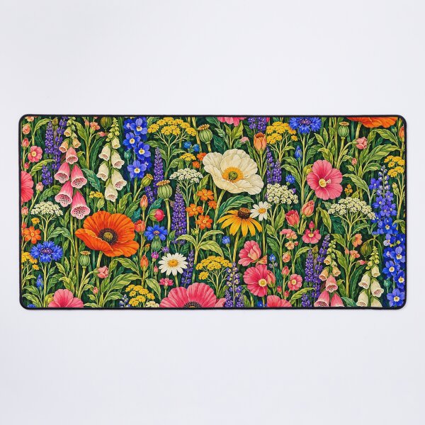 Item preview, Vibrant Wildflower Meadow Botanical Floral Garden designed and sold by KokoDeez.