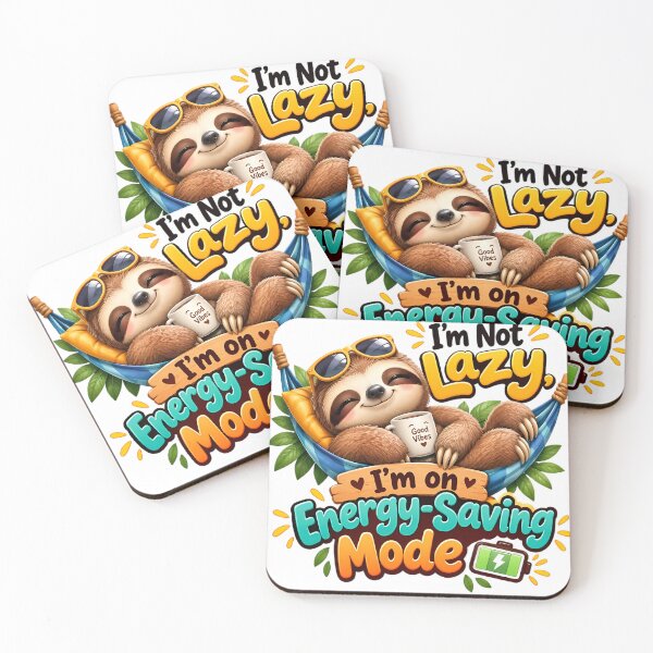 Item preview, Cute Sloth Energy-Saving Mode Funny Quote designed and sold by HoMya.