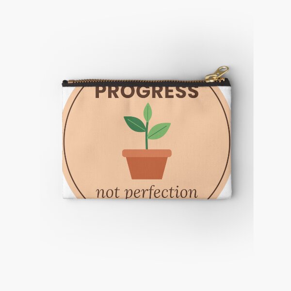 Item preview, Progress Not Perfection Growing Plant Quote designed and sold by h-3-a.