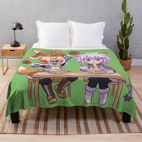 Item preview, Solatorobo Red and Elh Ramen Slurp Anime Graphic Art Furry game designed and sold by CuteKats.