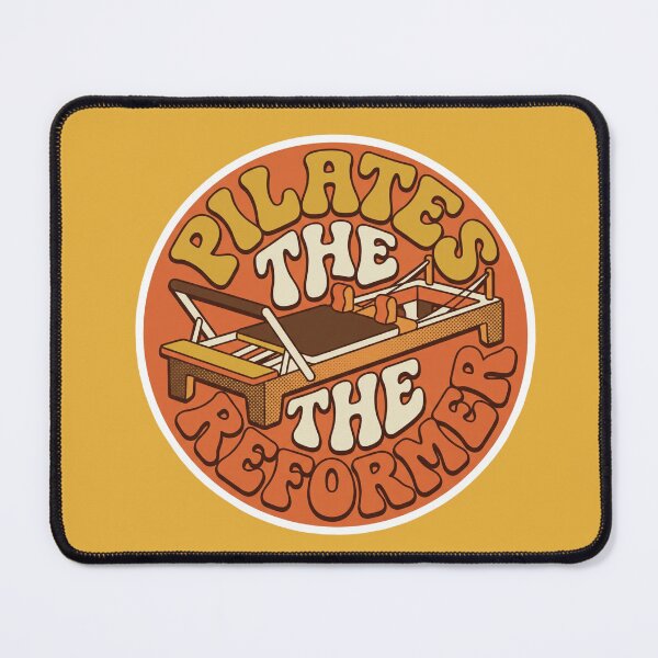 Item preview, Retro 70s Pilates The Reformer Vintage Orange Sticker designed and sold by REFORMER & COFFEE STUDIO.