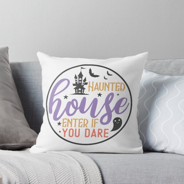 Item preview, Haunted House Enter If You Dare Spooky Mansion Ghost Bats designed and sold by Creative Spark.