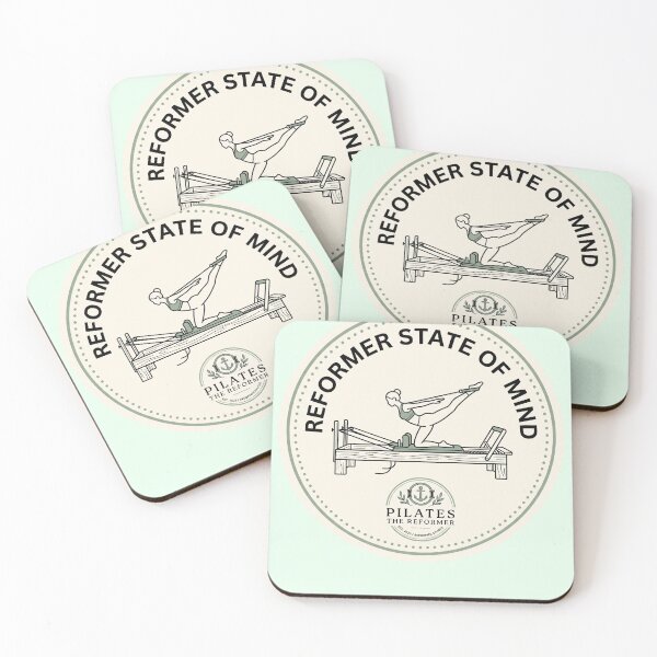 Item preview, Reformer State Of Mind Pilates Luxury Studio Sticker designed and sold by REFORMER & COFFEE STUDIO.