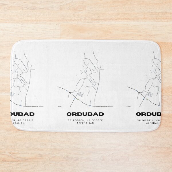 Item preview, Ordubad Azerbaijan Map Coordinates Minimalist Location Design designed and sold by RM-Journey.