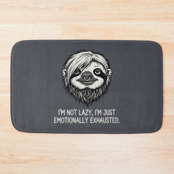Item preview, Emotionally Exhausted Punk Sloth designed and sold by Amir Faysal.