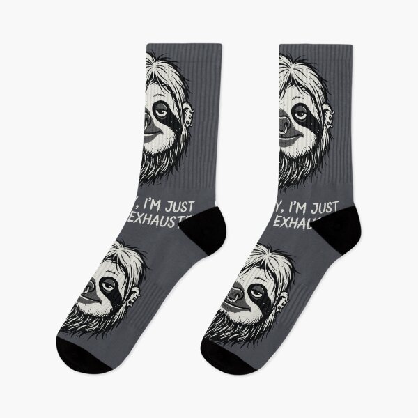 Item preview, Emotionally Exhausted Punk Sloth designed and sold by Amir Faysal.