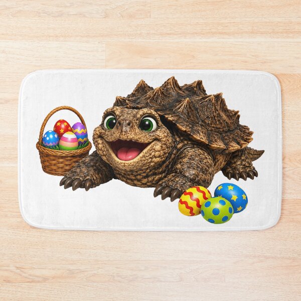 Item preview, Playful Alligator Snapping Turtle Easter designed and sold by Sillytoe.