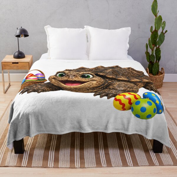 Item preview, Playful Alligator Snapping Turtle Easter designed and sold by Sillytoe.