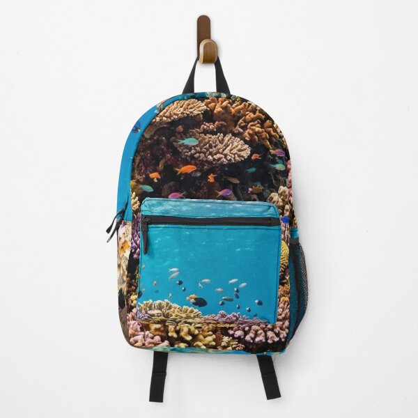 Item preview, Vibrant Tropical Coral Reef: Sea Turtle, Fish School & Divers - Underwater Paradise designed and sold by PetalsPaws.