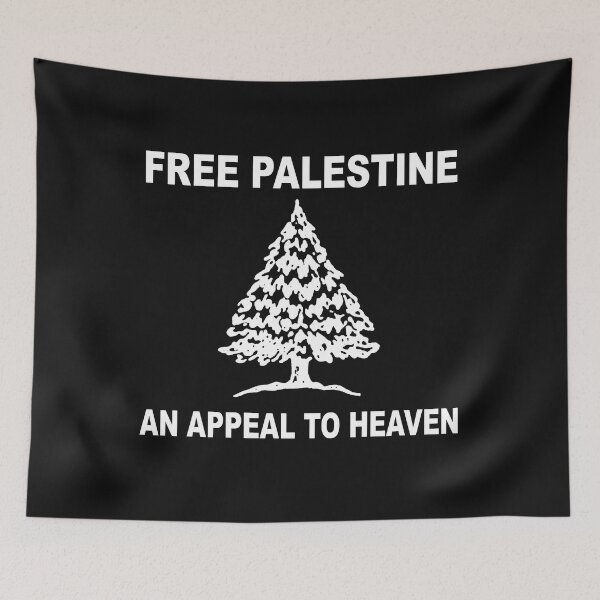 Item preview, Free Palestine An Appeal To Heaven Pine Tree Solidarity Design    designed and sold by Designart68.