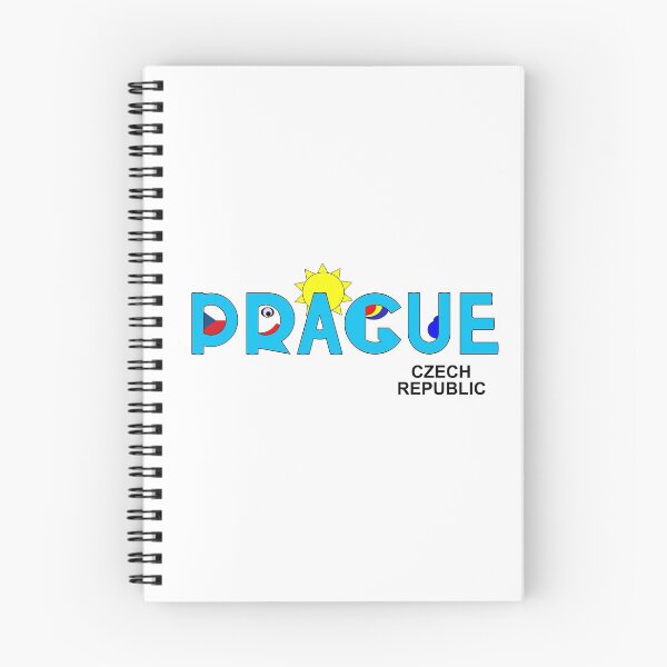 Item preview, Prague - Czech Republic , abstract inscription in blue designed and sold by MilanMKM.