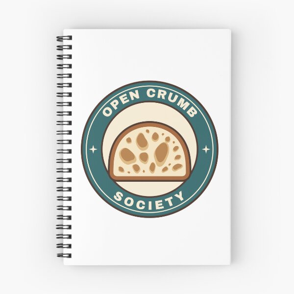 Item preview, Open Crumb Society Sourdough Bread Slice Badge designed and sold by ColoredPanda.