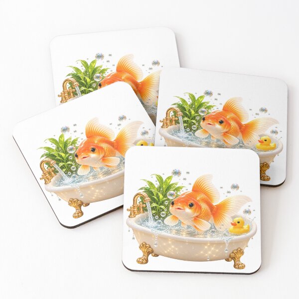 Item preview, Playful Goldfish Bathtub designed and sold by Sillytoe.
