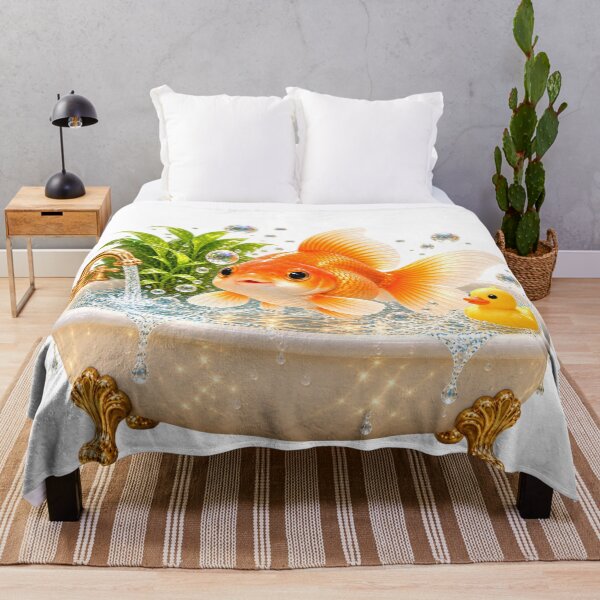 Item preview, Playful Goldfish Bathtub designed and sold by Sillytoe.