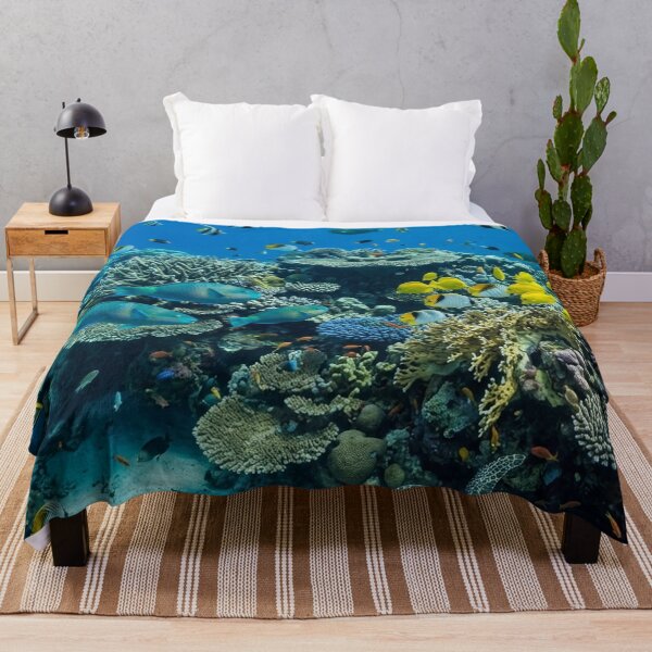 Item preview, Vibrant Coral Reef Haven: Sea Turtles & Tropical Fish School - Underwater Ocean designed and sold by PetalsPaws.