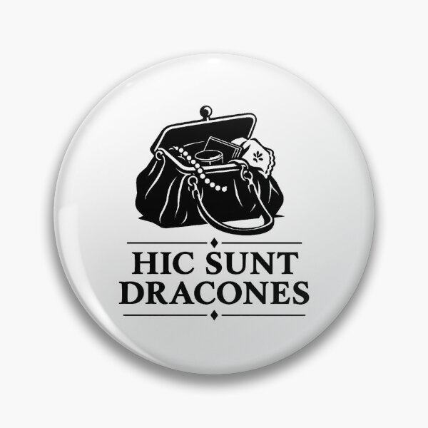 Item preview, Hic Sunt Dracones: Here be dragons designed and sold by Pinemarsh-Manor.