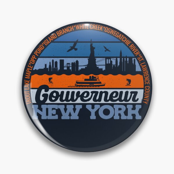 Item preview, Gouveneur New York Sunset Retro Vintage Local Pride Logo designed and sold by CRHPOD20.