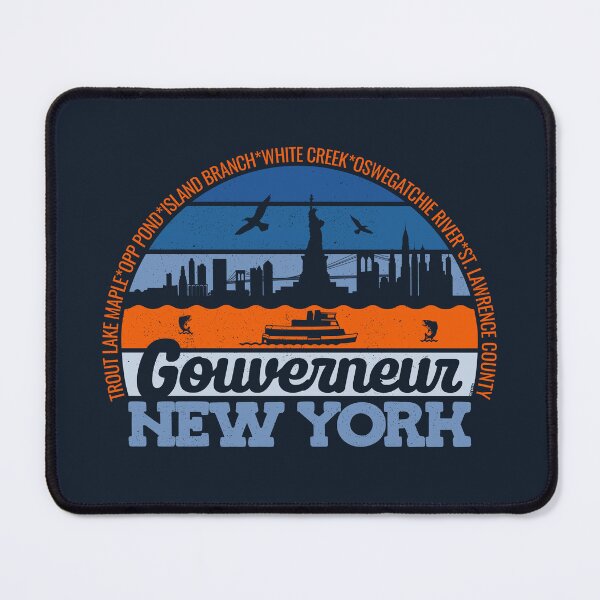 Item preview, Gouveneur New York Sunset Retro Vintage Local Pride Logo designed and sold by CRHPOD20.