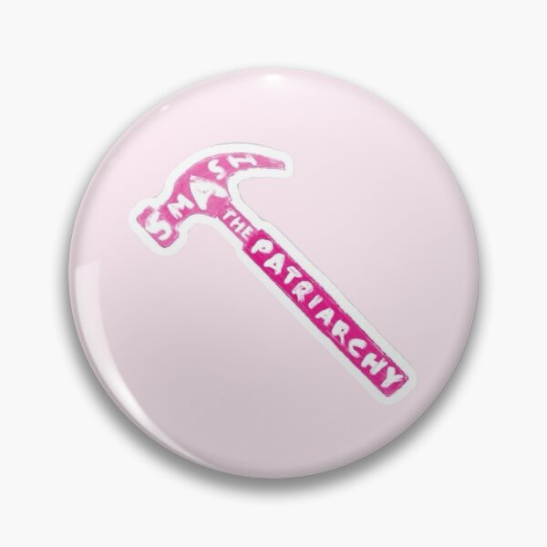 Item preview, Smash the patriarchy feminist hammer pink designed and sold by ellmoswrld.