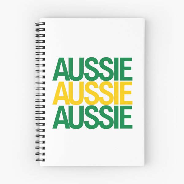 Item preview, Aussie Aussie Aussie Australian Colored Typography designed and sold by whimseyangel.