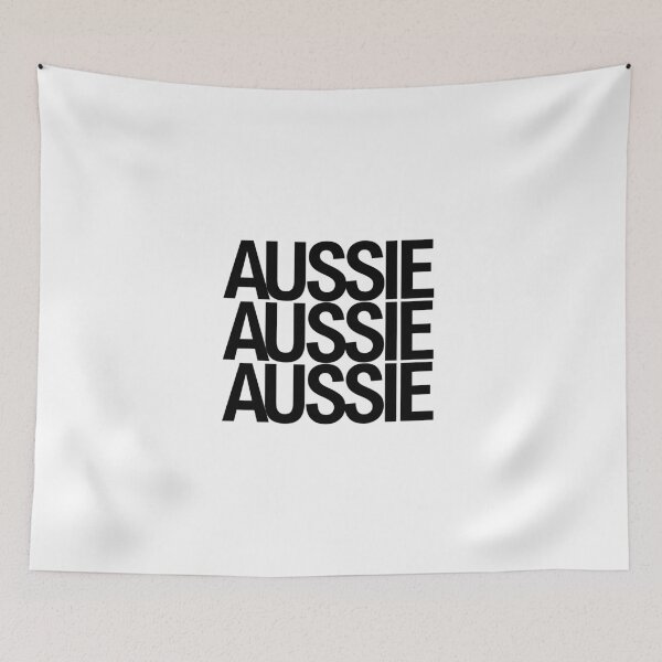 Item preview, Aussie Aussie Aussie Australian Plain Typography designed and sold by whimseyangel.