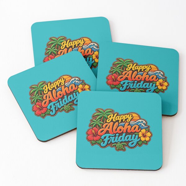 Item preview, Happy Aloha Friday (Leather Patch Design)  designed and sold by TheFatherOfArt.