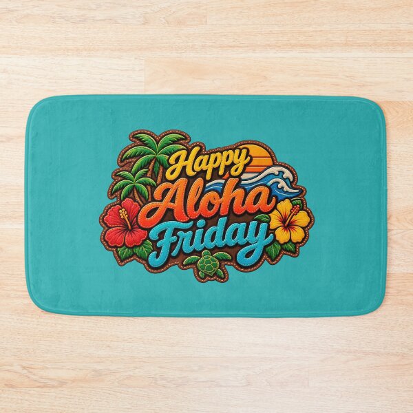 Item preview, Happy Aloha Friday (Leather Patch Design)  designed and sold by TheFatherOfArt.
